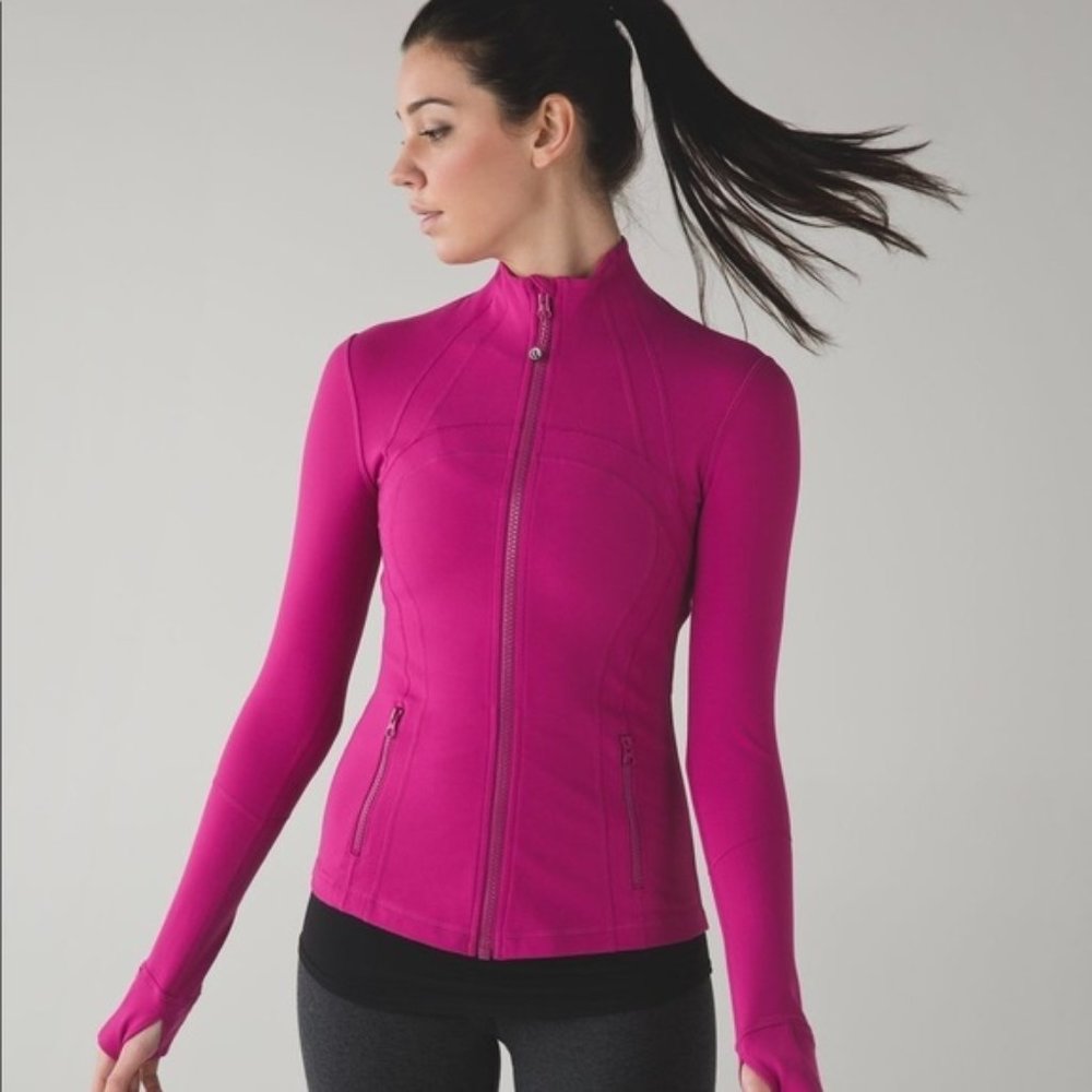 Lululemon Define Jacket Sz 10 Magenta